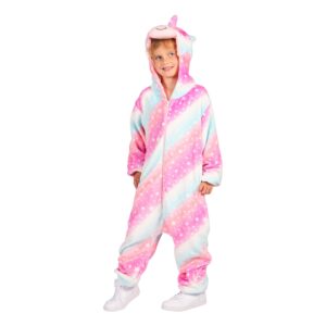 Unicorn Jumpsuit Barn Maskeraddräkt - Large