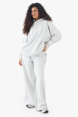 boohoo Dam DSGN Studio Label Rak Ben Joggers | Ash Grey | Storlek XL