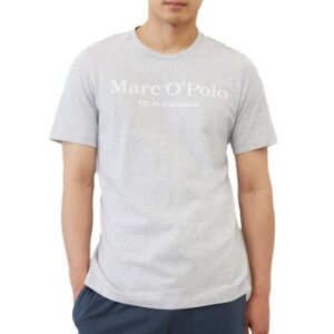 Marc O Polo Organic Cotton Basic SS Pyjama Grå/Blå ekologisk bomull Medium Herr