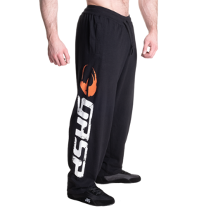 Gasp Sweatpants, Black/White