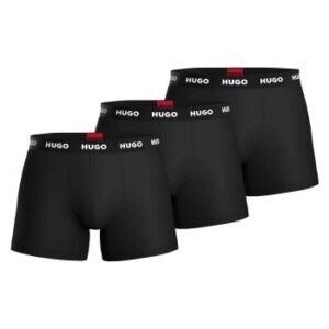 HUGO Kalsonger 3P Triplet Boxer Brief Svart/Vit bomull Medium Herr