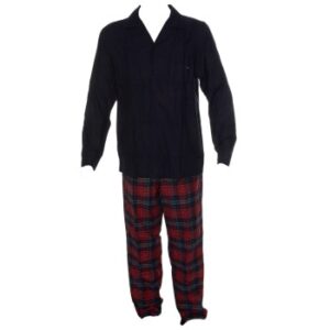 Tommy Hilfiger Tommy Flannel Pyjama Blå/Röd bomull Medium Herr
