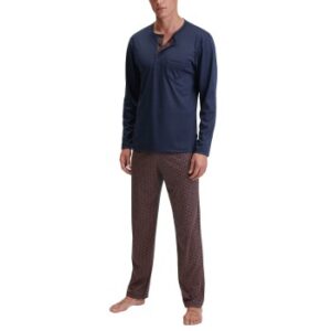 Calida Relax Choice 1 Pyjamas Mörkblå bomull Medium Herr