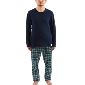 Esprit Haley Pyjamas Set Blå/Grön bomull Small Herr