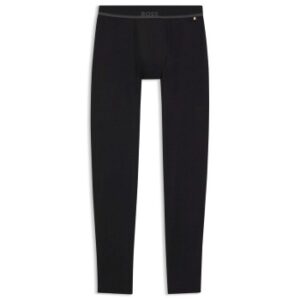 BOSS Solid Long Johns Svart bomull Medium Herr