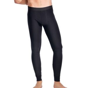 Bread and Boxers Organic Cotton Long Johns Svart ekologisk bomull Small Herr