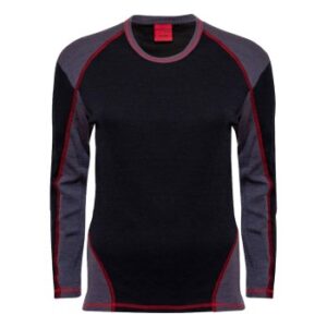 JBS Proactive Shirt Long Sleeve 414-14 Svart/Röd Small Herr