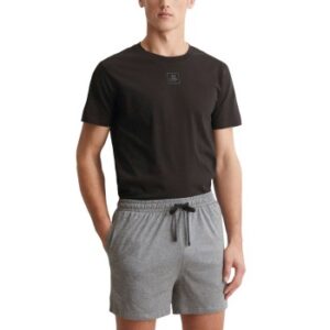 Marc O Polo Men Short Pyjama Set Grå/Svart bomull Small Herr
