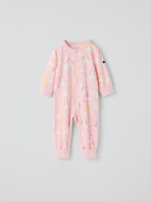 Pyjamasoverall enhörningar