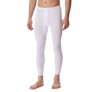 Schiesser Kalsonger Long Underpants With Fly Vit bomull Medium Herr