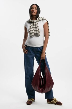 boohoo Dam Mammakläder Mom jeans med hög midja | Mellanblå | Storlek 44