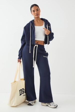 Dam Tall DSGN Studio Contrast Dragsko Raka Ben Joggers | Navy | Storlek XS