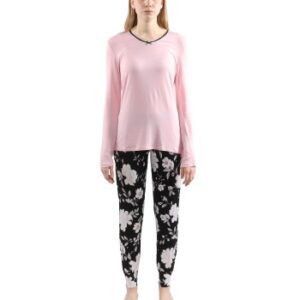 Esprit Amalia Pyjamas Set Flerfärgad viskos 38 Dam