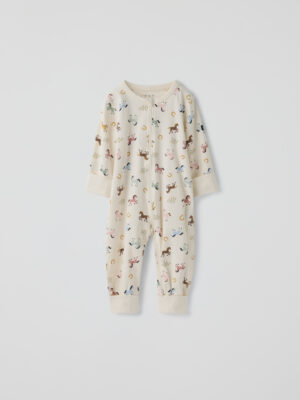 Pyjamasoverall hästar