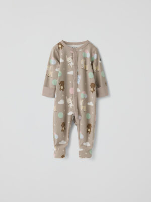 Pyjamasoverall mönstrad