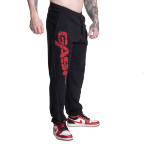 Vintage Sweatpants Svart Röd